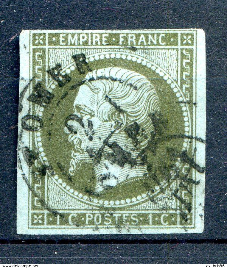 060524 FRANCE EMPIRE N° 11   Bronze  1 Marge Courte - 1853-1860 Napoleone III