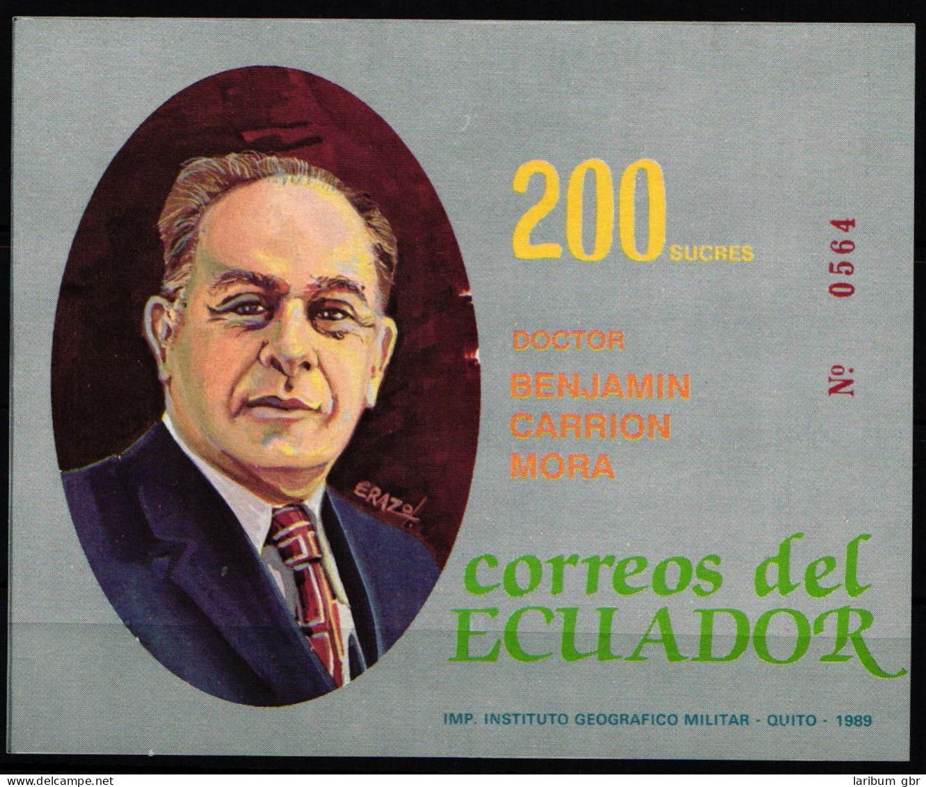 Ecuador Block 135 Postfrisch #KP954 - Equateur