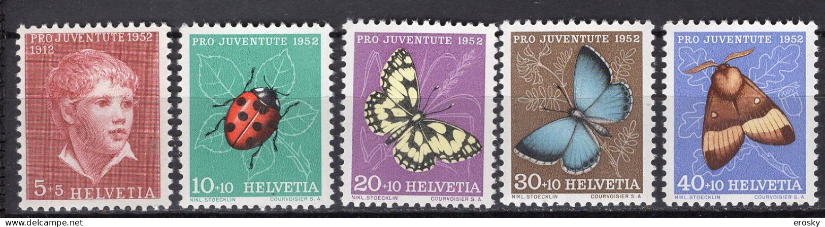 T3679 - SUISSE SWITZERLAND Yv N°526/30 ** Pro Juventute - Unused Stamps