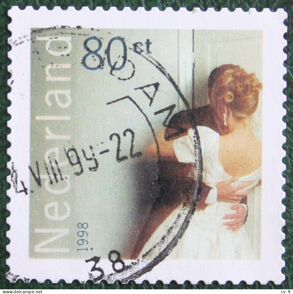 Trouwzegel GESTANST NVPH 1756 (Mi 1652); 1998 Gestempeld / USED NEDERLAND / NIEDERLANDE - Used Stamps