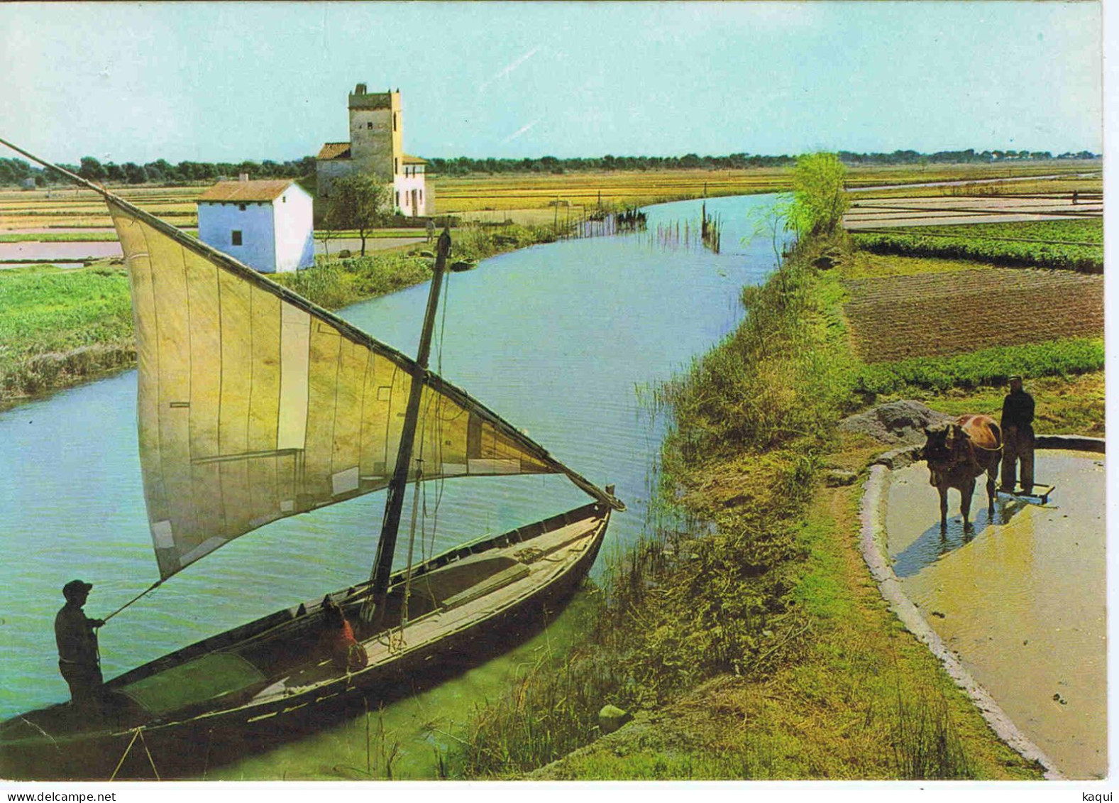 ESPAGNE - VALENCIA - Canal De La Albufera ( Animation - Bateau ) - Postales Durà Velasco - Serie 19 - N° 641 - Otros & Sin Clasificación