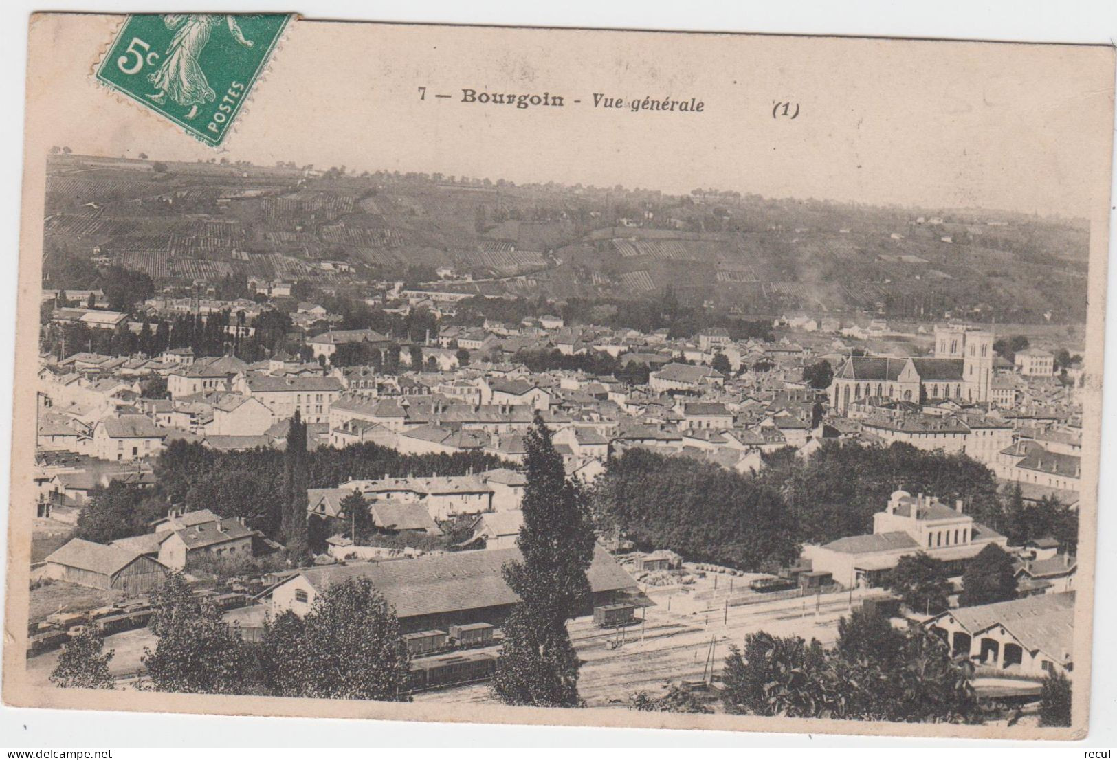 ISERE  - 7 -   BOURGOIN - Vue Générale - Bourgoin