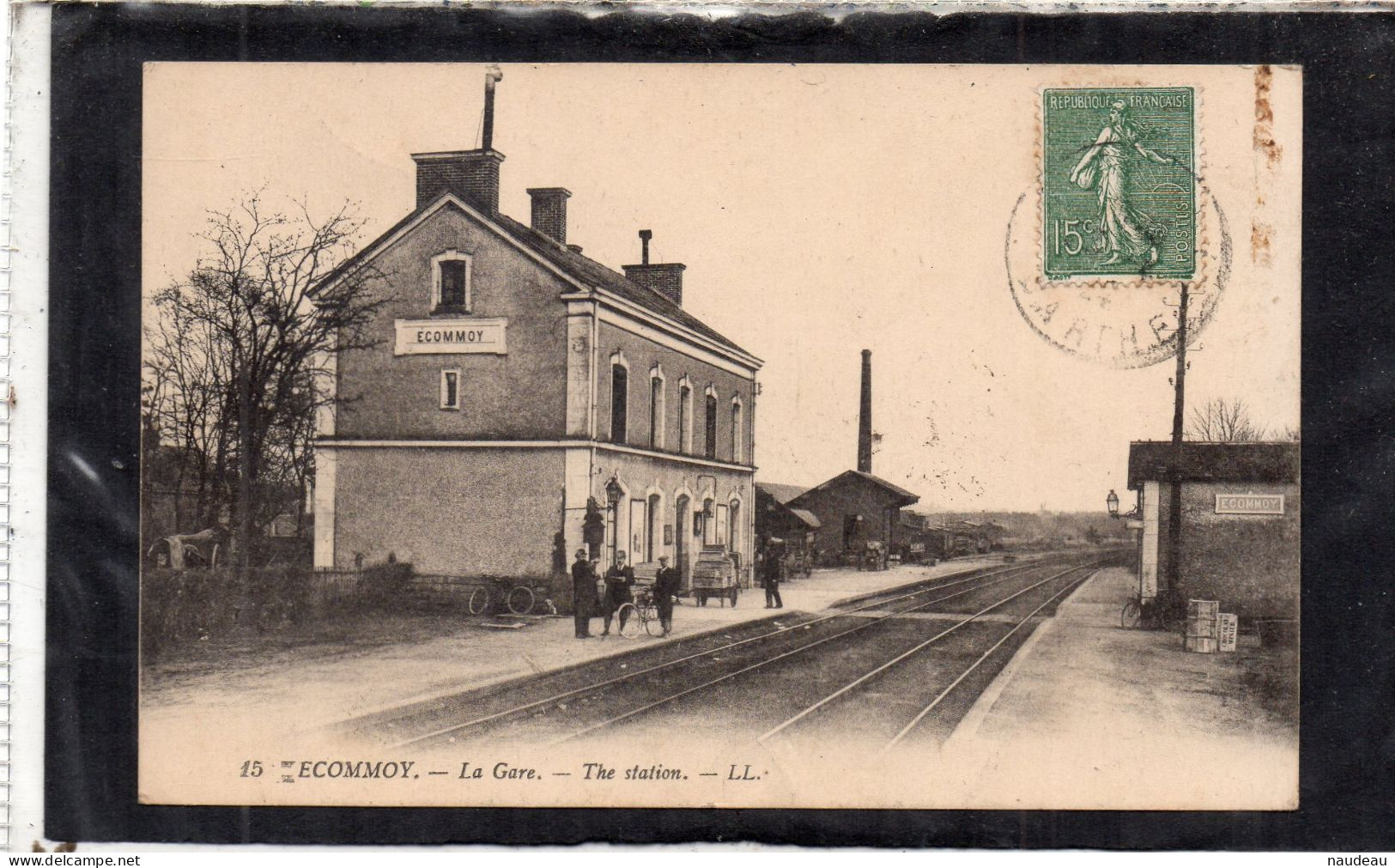 ECOMMOY (72) La Gare - The Station - Ecommoy