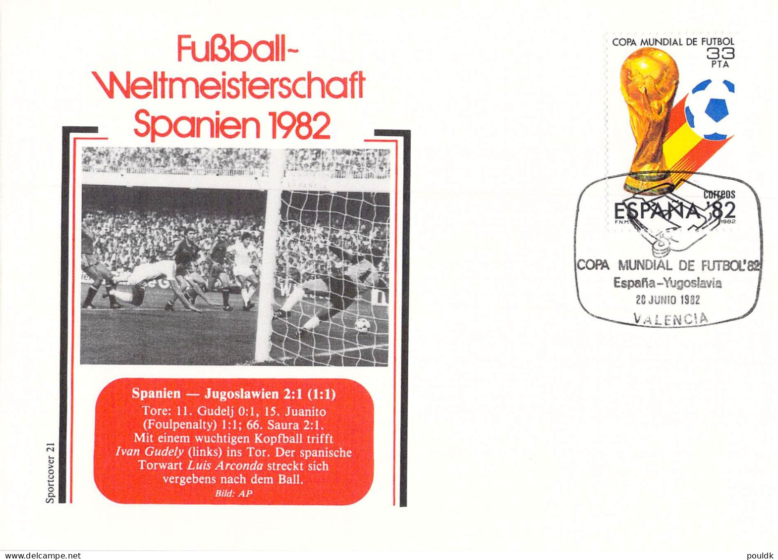 FIFA World Cup In Football In Spain 1982 - 14 Covers. Postal Weight Approx 0,09 Kg. Please Read Sales Conditions Under I - 1982 – Spain