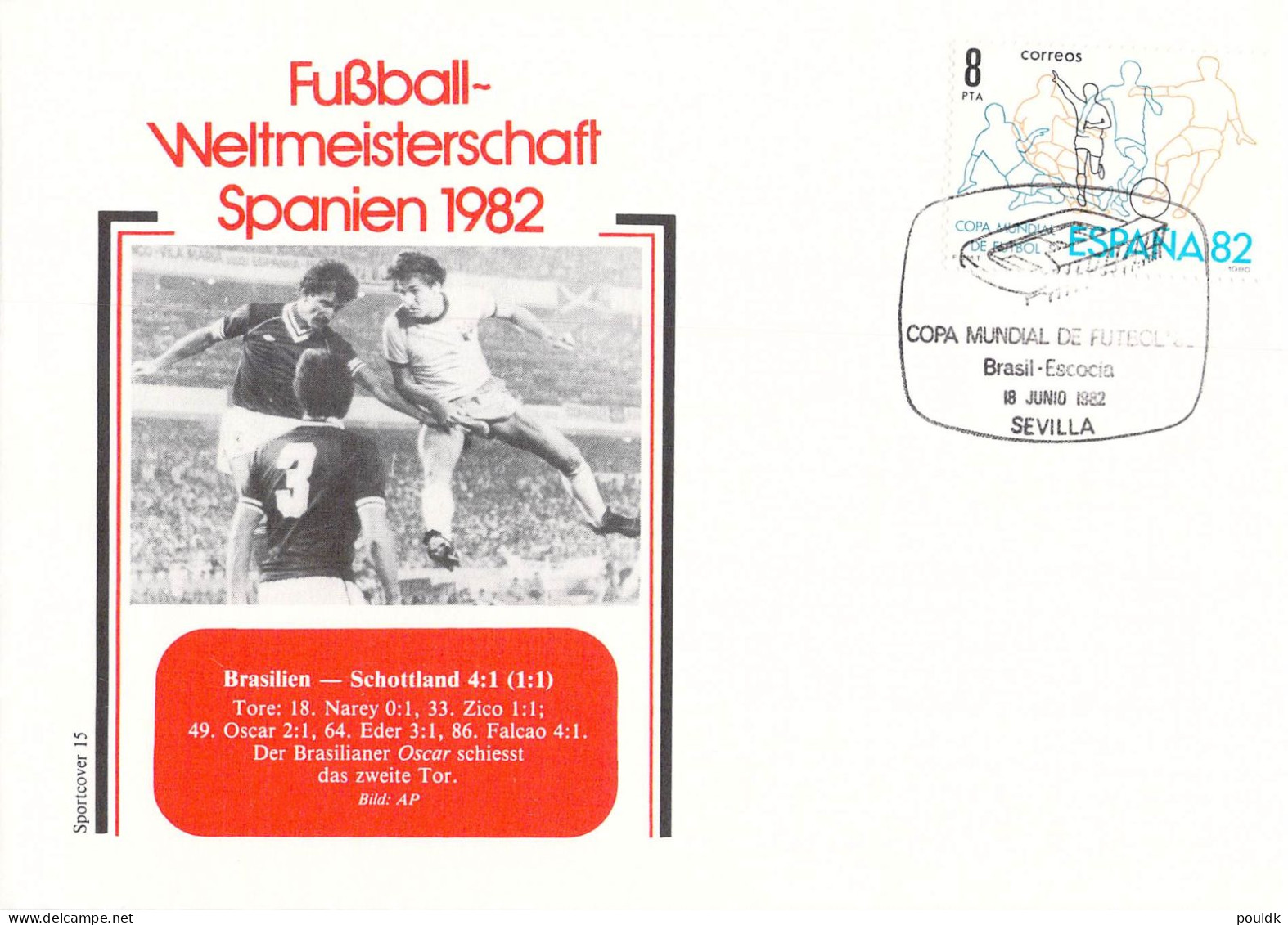 FIFA World Cup in Football in Spain 1982 - 14 covers. Postal weight approx 0,09 kg. Please read Sales Conditions under I