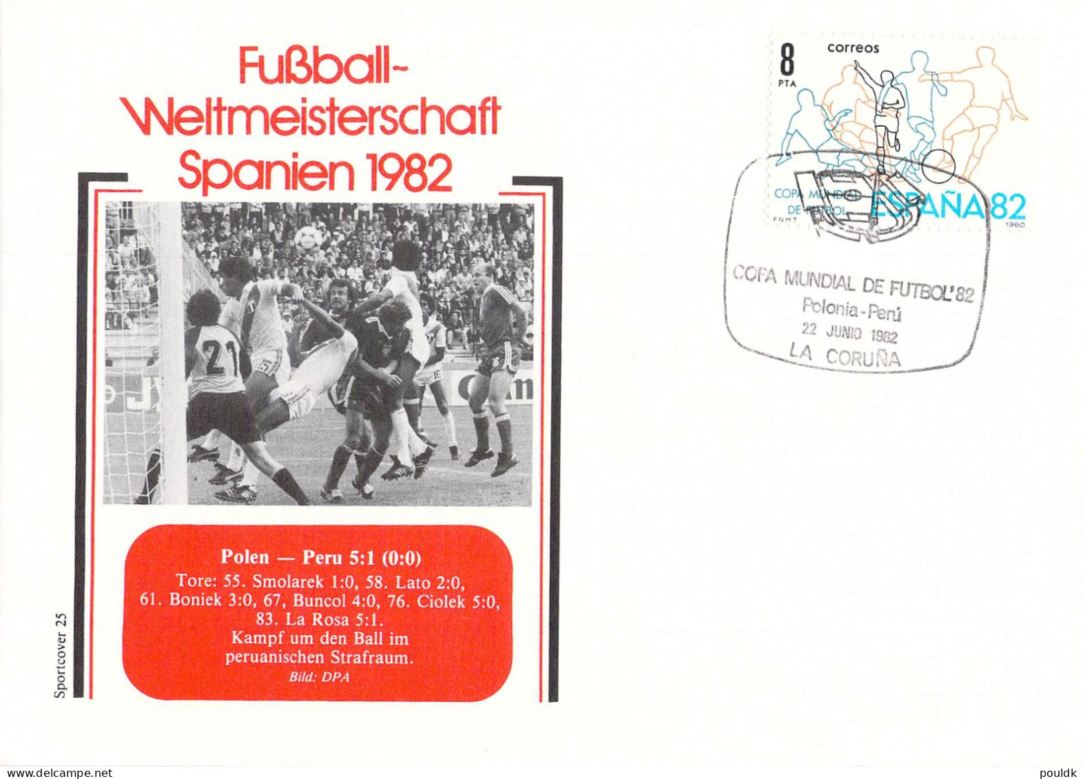 FIFA World Cup in Football in Spain 1982 - 14 covers. Postal weight approx 0,09 kg. Please read Sales Conditions under I