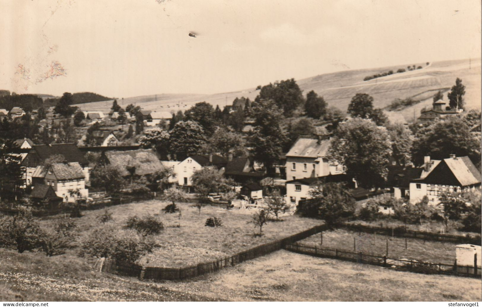 Mulda 1966 Ortspartie - Mulda (Erzgeb.)