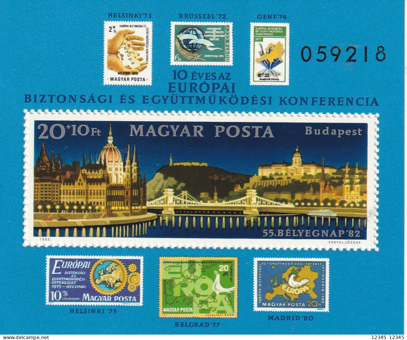 Hongarije 1982, Postfris MNH, City View Of Budapest, Bridge - Unused Stamps