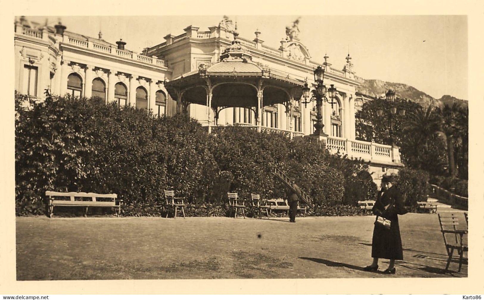 Monaco , Monte Carlo * Photo Ancienne Années 1930 11.5x7cm - Sonstige & Ohne Zuordnung