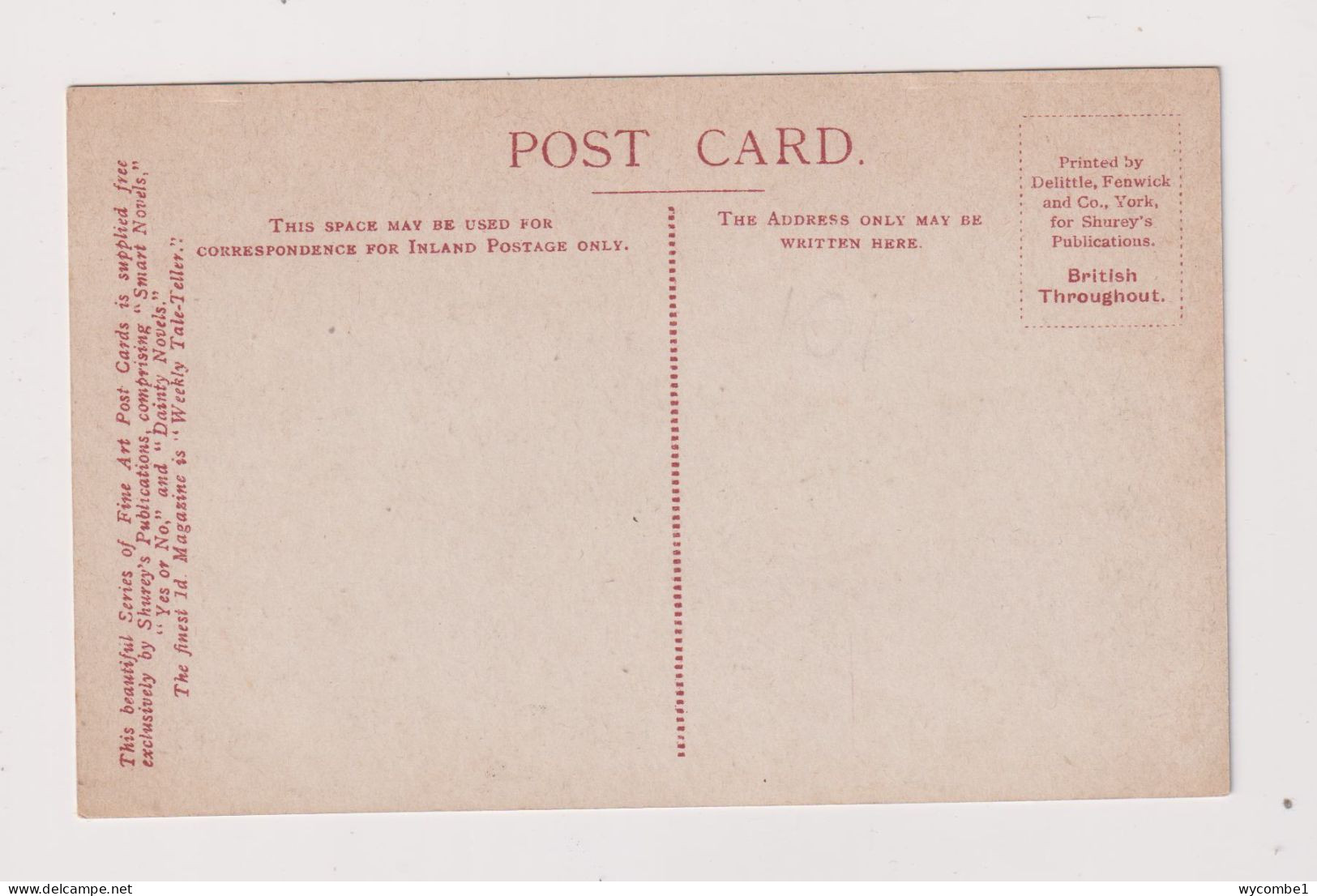 ENGLAND - Broadstairs Bleak House Unused Vintage Postcard - Altri & Non Classificati