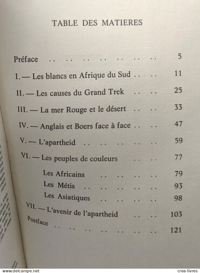 Des Français à L'origine De L'apartheid - Politik