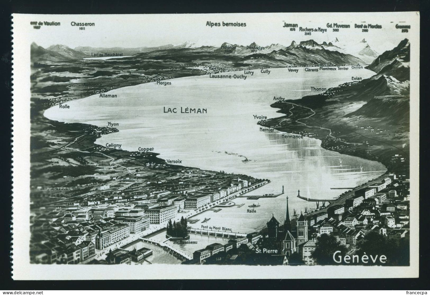 15082 - SUISSE - GENEVE - Lac Leman - Genève