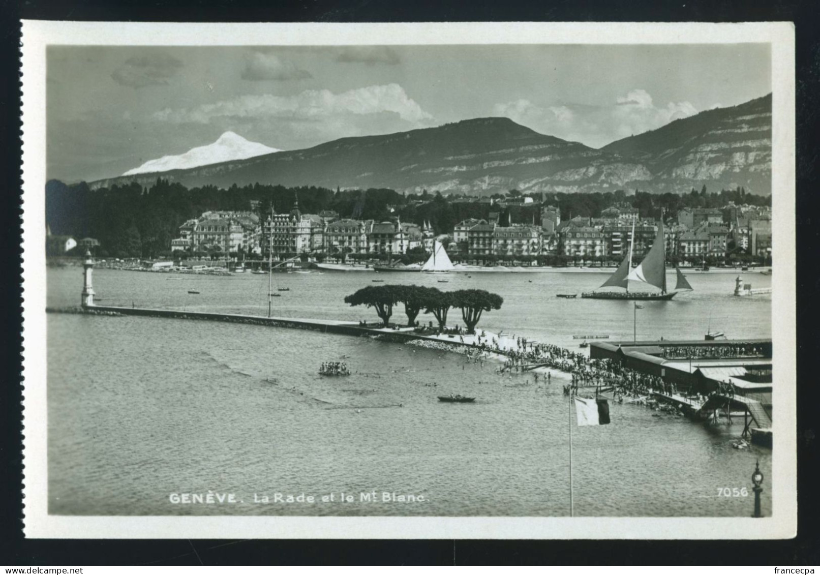 15085 - SUISSE - GENEVE - La Rade Et Le Mont-Blanc - Genève