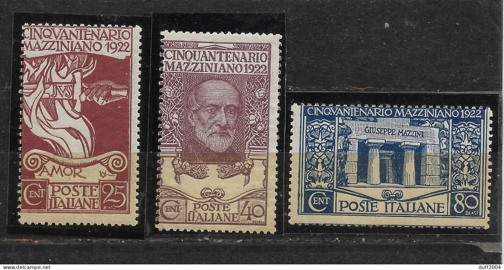 1922 - CINQUANTENARIO MAZZINIANO. - Ongebruikt