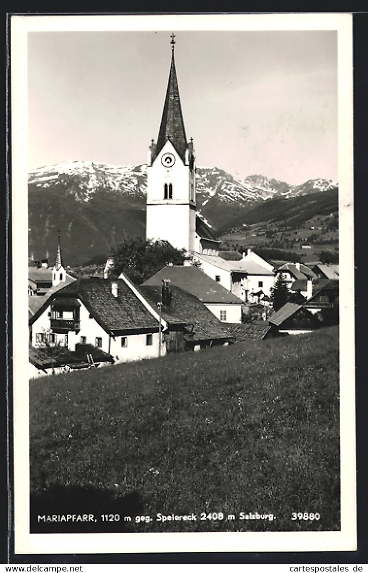 AK Mariapfarr /Salzburg, Die Kirche Gegen Speiereck  - Autres & Non Classés