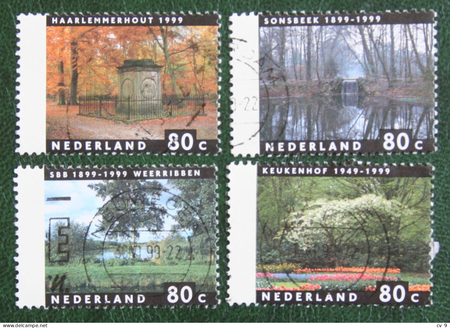 Vierjaargetijden NVPH 1814-1817 (Mi MH 52 1709-1712); 1999 Gestempeld / USED NEDERLAND / NIEDERLANDE - Gebruikt