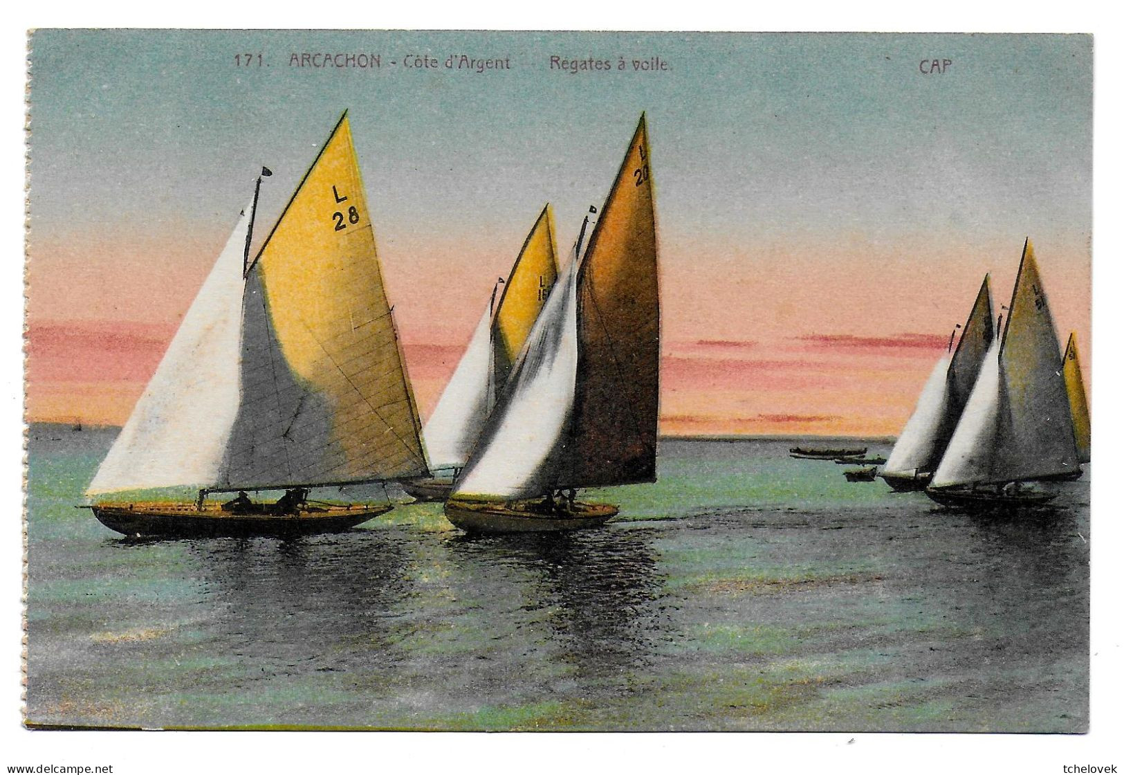 (33). Arcachon. 3 Cp. (6) & (7) & (8) & (9) 1921 Ou 31 - Arcachon