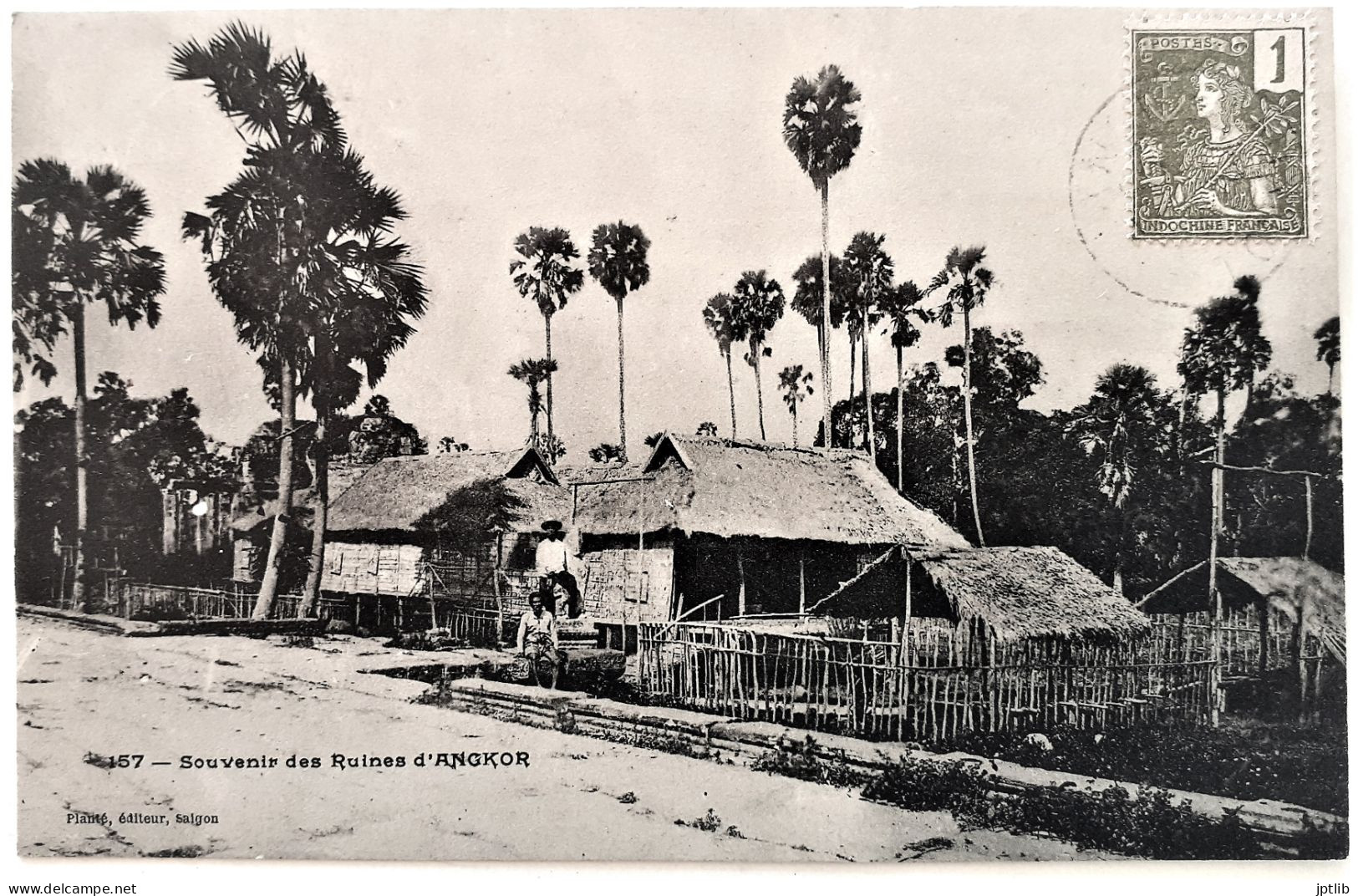 CPA Carte Postale / Indo-Chine, Indochine, Cambodge / Planté, éditeur - 157 / Souvenir Des Ruines D'Angkor. - Cambodge