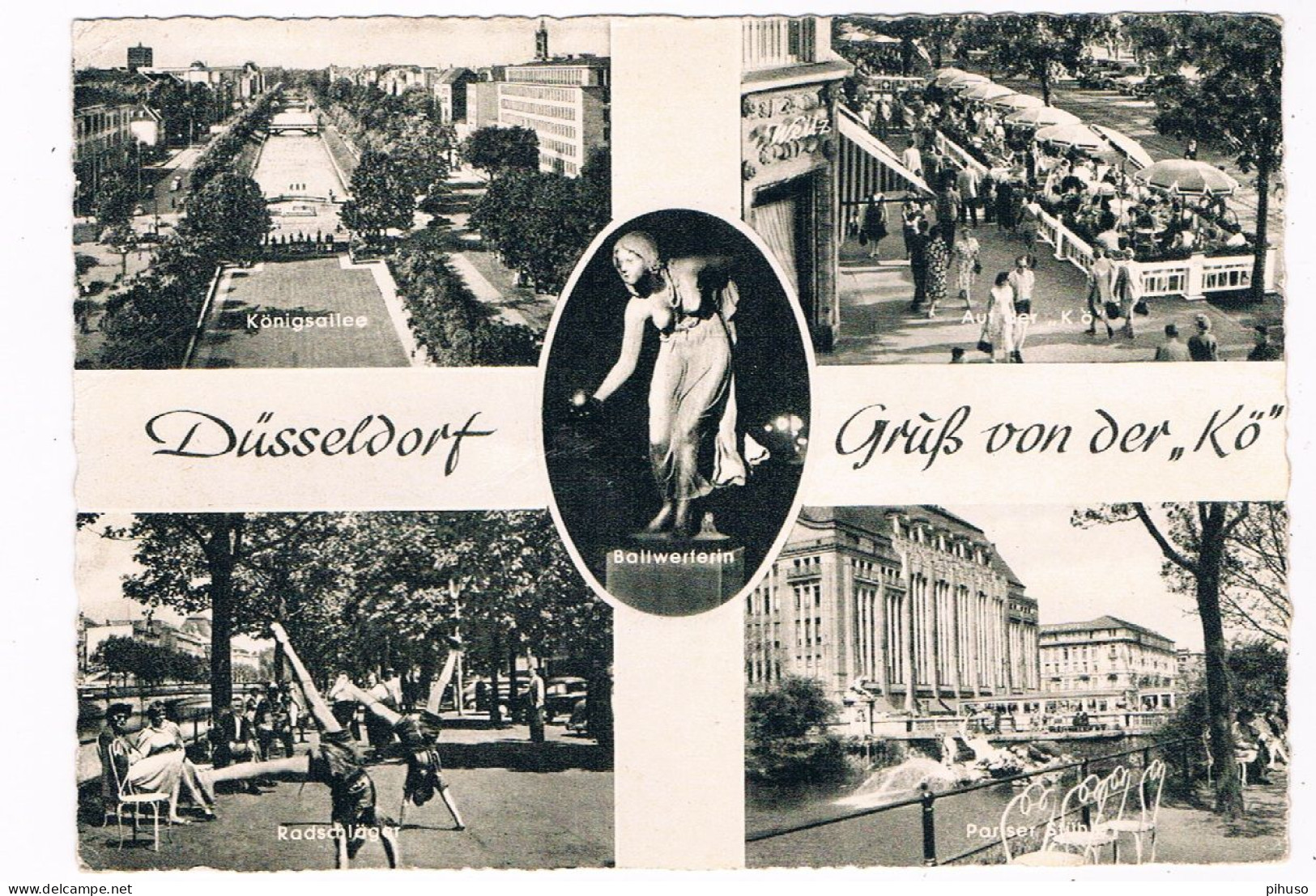 D-17164  DÜSSELDORF : Gruss Von Der Kó - Düsseldorf