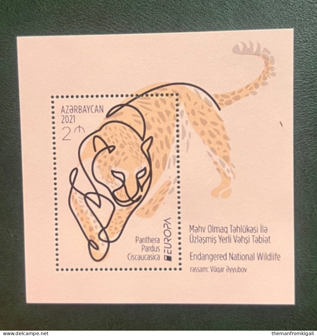Azerbaijan 2021 - Europa Stamps - Endangered National Wildlife. - Azerbaijan