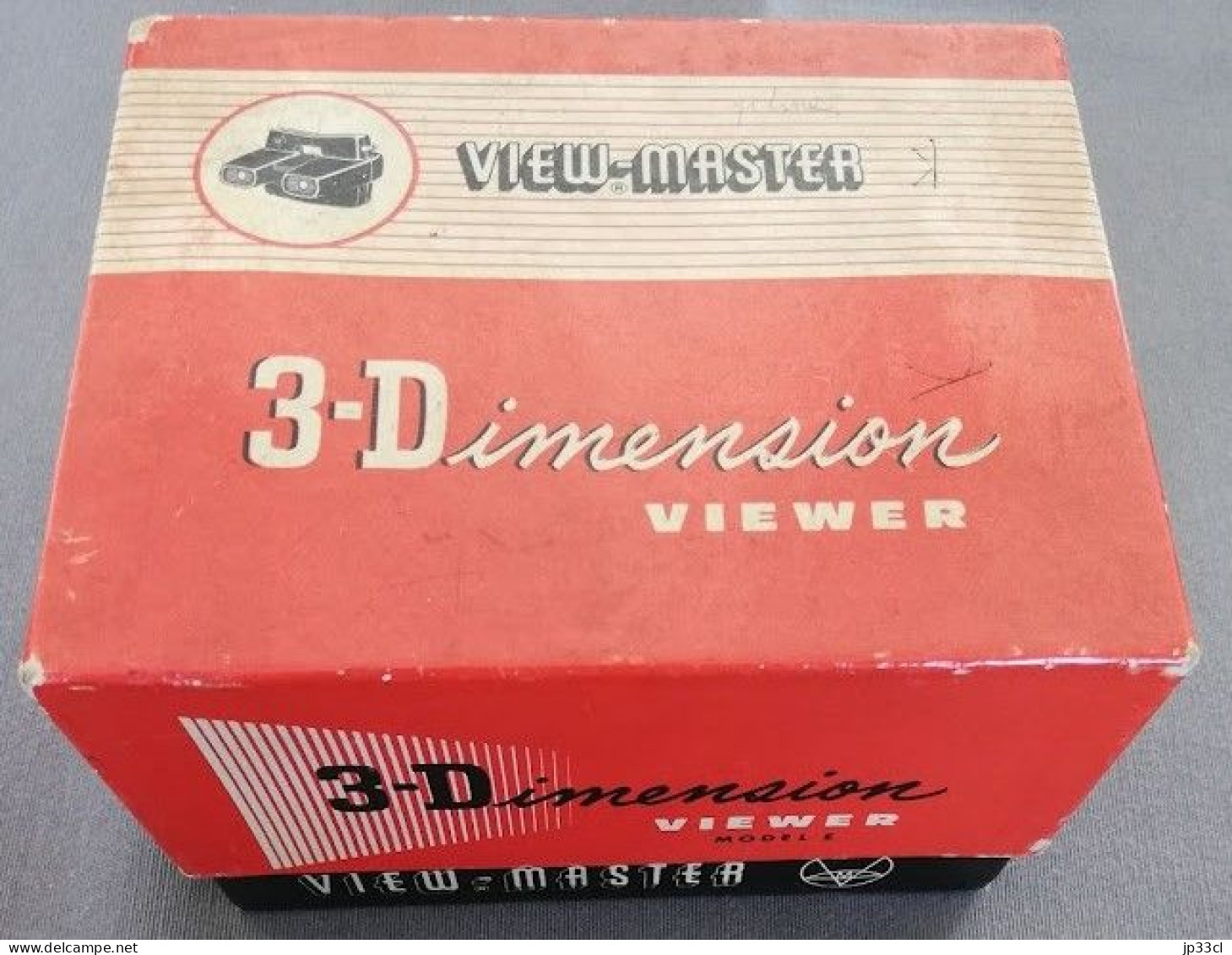 Ancien Stéréoscope View-Master (3-Dimension Viewer) Dans Sa Boîte En Carton D'origine - Stereoscopes - Side-by-side Viewers