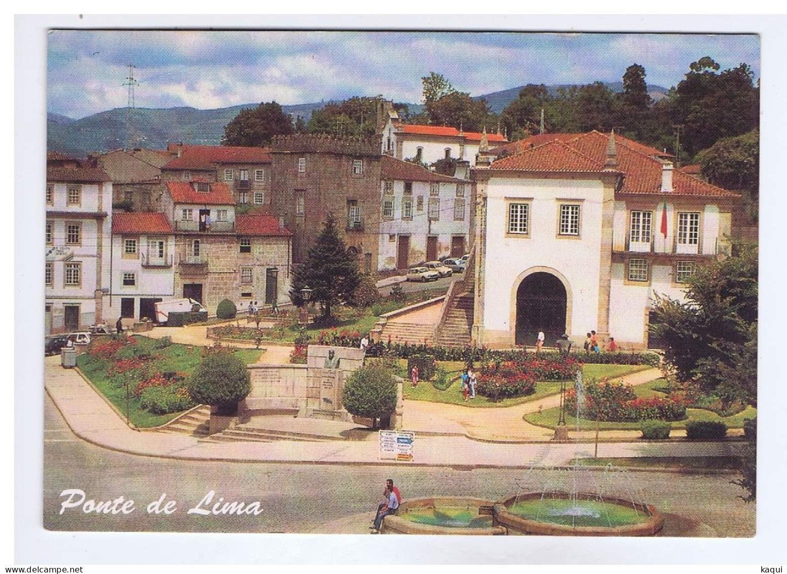PORTUGAL - PONTE DE LIMA - Praça Da Repùblica - Edicôes Lusocolor - N° 488 - Viana Do Castelo