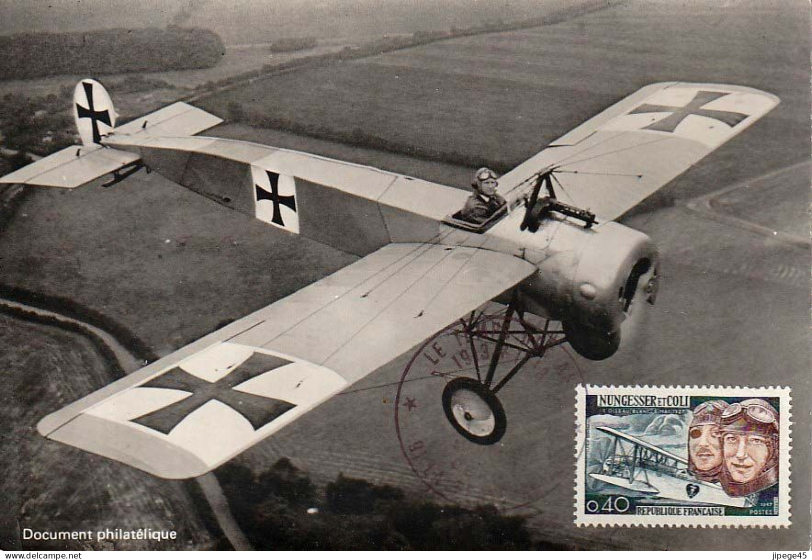 CPM - Fokker III - 1914-1918: 1ère Guerre