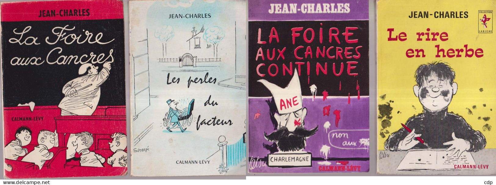 Lot 4 Livres Jean-charles - Lots De Plusieurs Livres