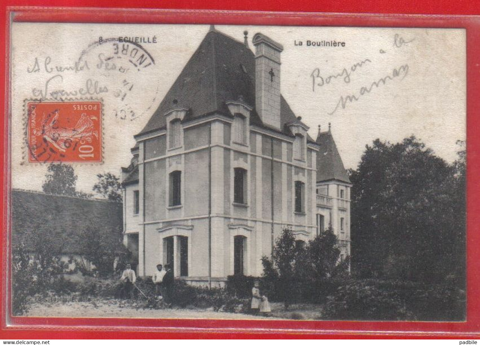 Carte Postale 36. Ecueillé  La Boutinière   Très Beau Plan - Otros & Sin Clasificación