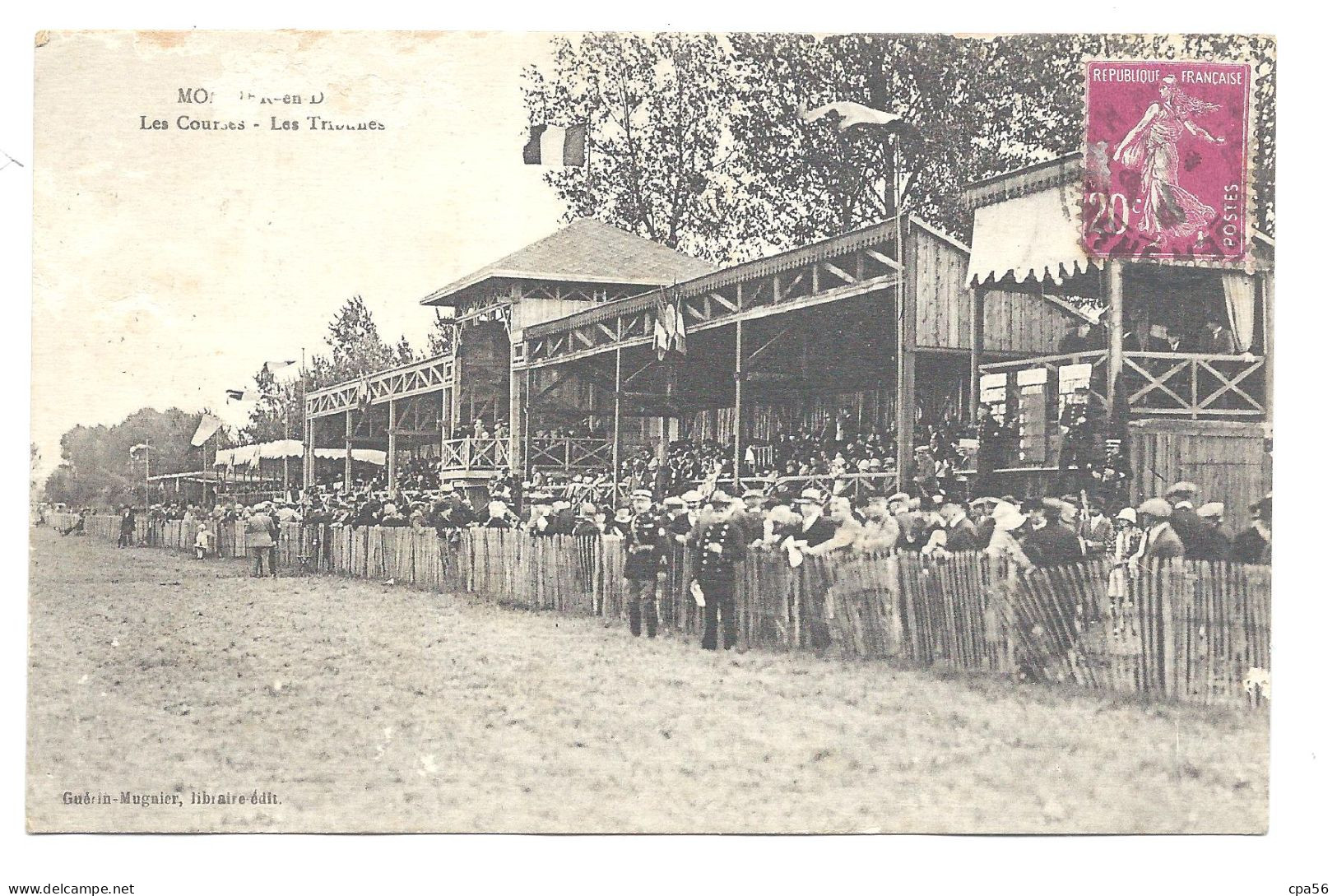 MONTIER En DER -  Les COURSES - Hippodrôme Les Tribunes - Animée - VENTE DIRECTE X - Montier-en-Der