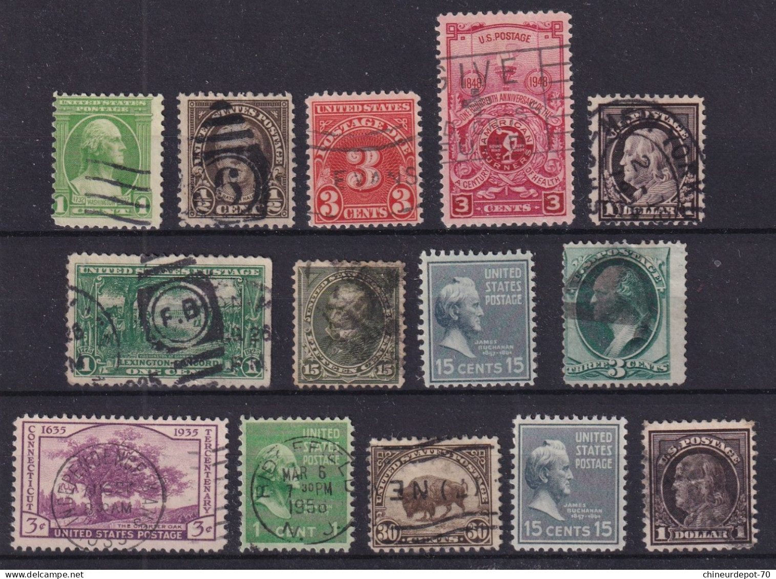 Timbres Etats-Unis - Andere & Zonder Classificatie