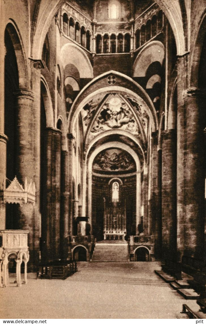 Piacenza Cattedrale Interno 1920s Unused Real Photo Postcard. Publisher Most Probably: L.Fagnola, Piacenza - Piacenza