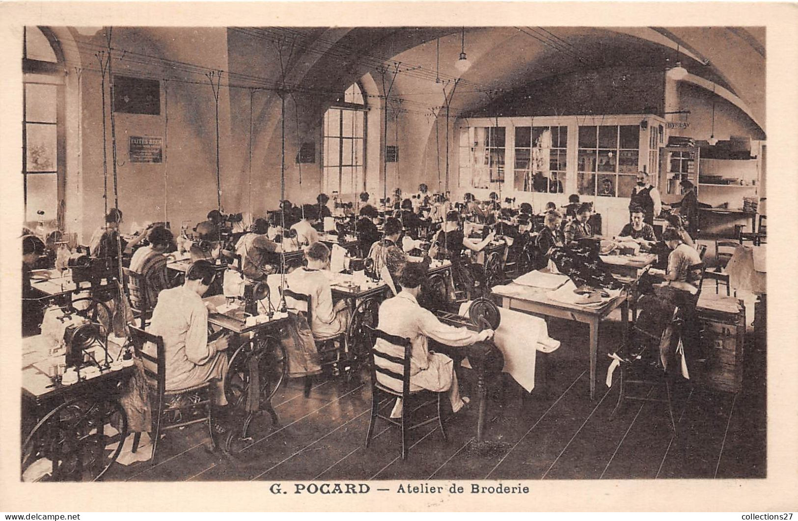 01-MONTLUEL- LES BRODERIES MODERNE- G POCARD , ATELIER DE BRODERIE - Montluel