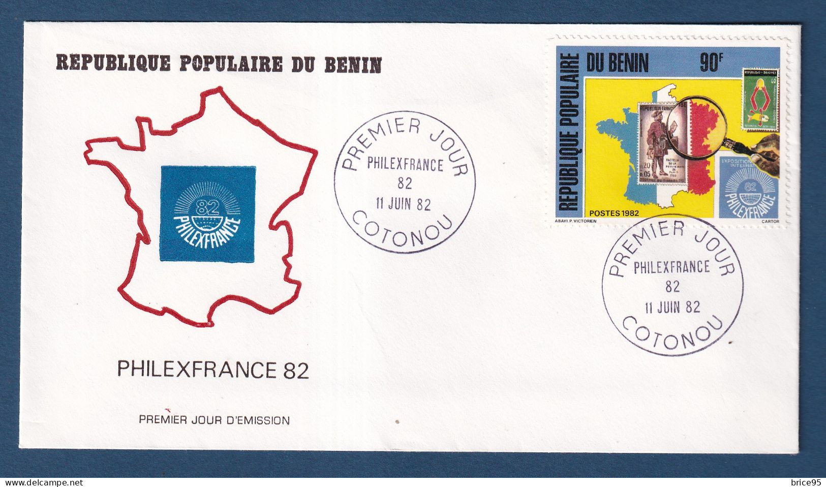 Benin - FDC - Premier Jour - PhilexFrance 82 - 1982 - Benin – Dahomey (1960-...)