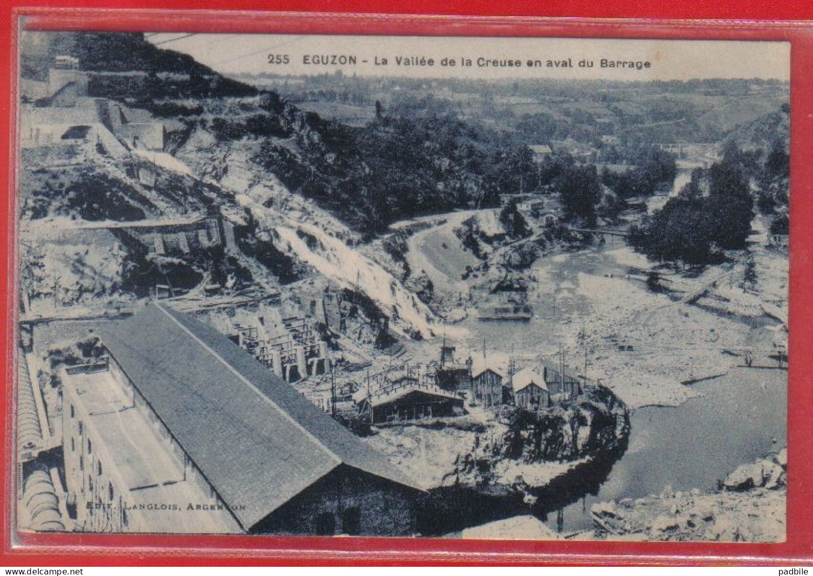 Carte Postale 36. Eguzon  Le Barrage   Très Beau Plan - Otros & Sin Clasificación