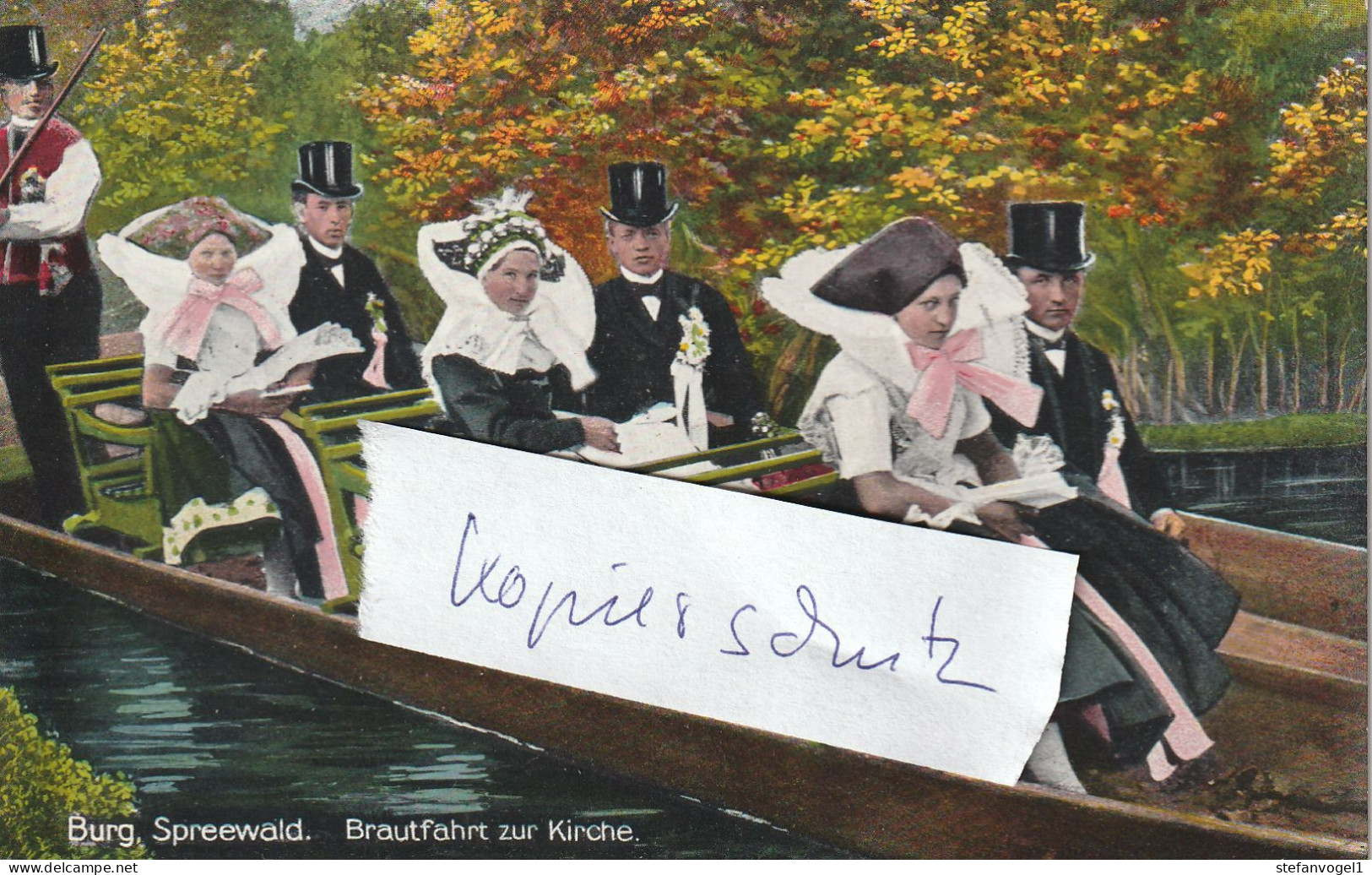 Burg/Spreewald  Gesch.1915  Hochzeit - Costumes