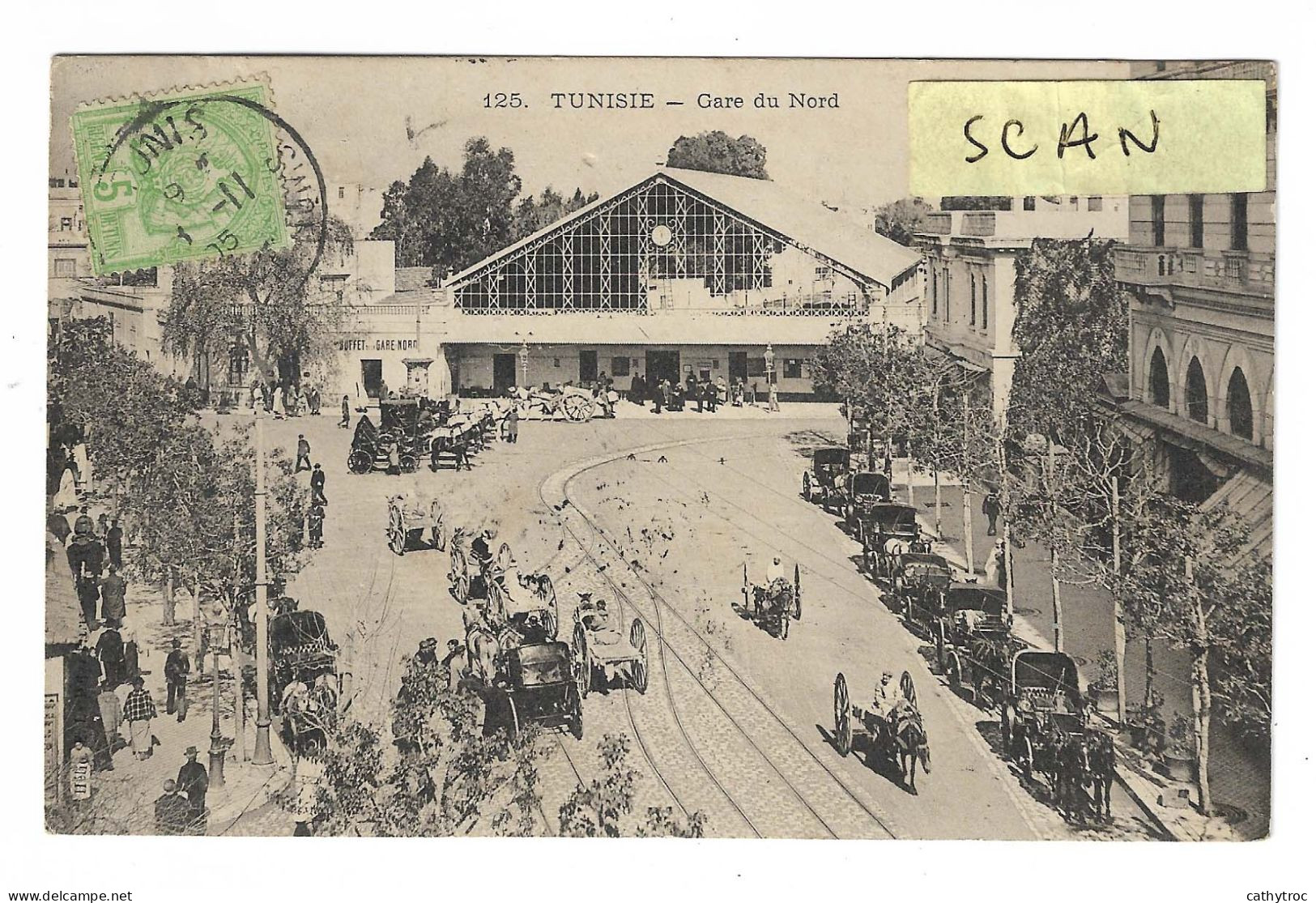 Tunis (Tunisie) : Gare Du Nord 1905 - Tunisia