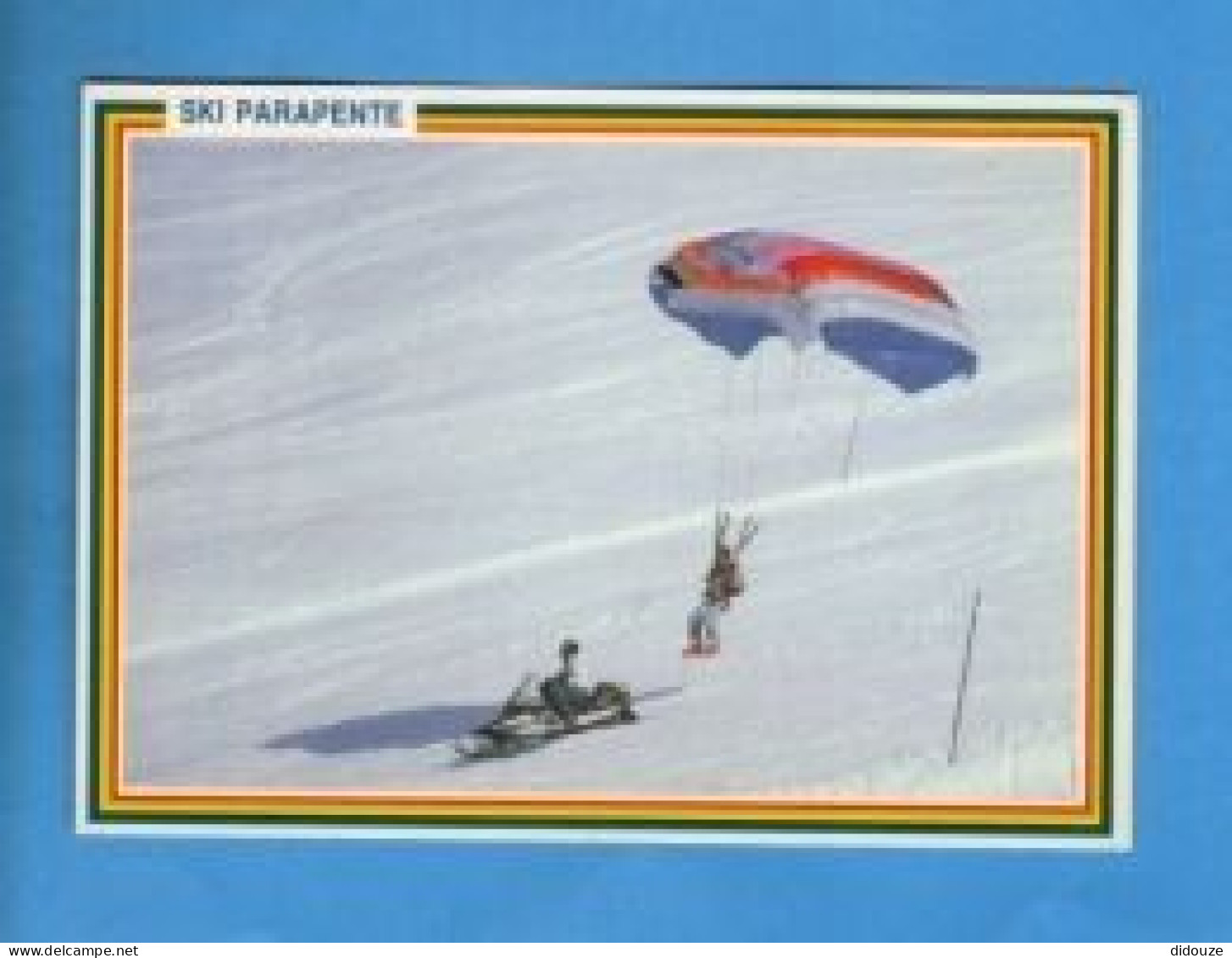 Sports - Sports D'Hiver - Ski - Ski Parapente - Carte Vierge - Wintersport