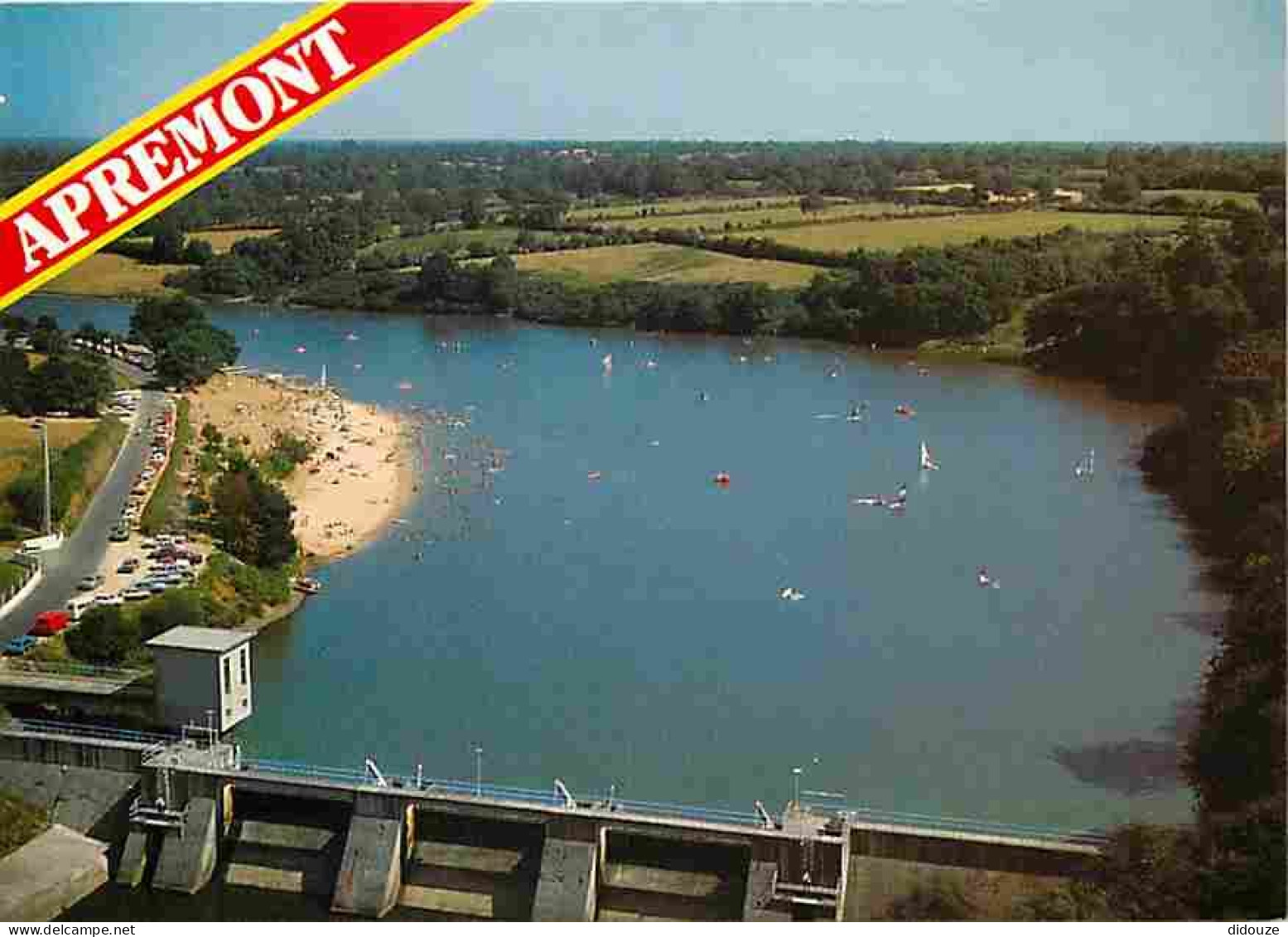 85 - Apremont - Le Barrage Sur La Vie - Le Lac Et La Plage - CPM - Voir Scans Recto-Verso - Sonstige & Ohne Zuordnung