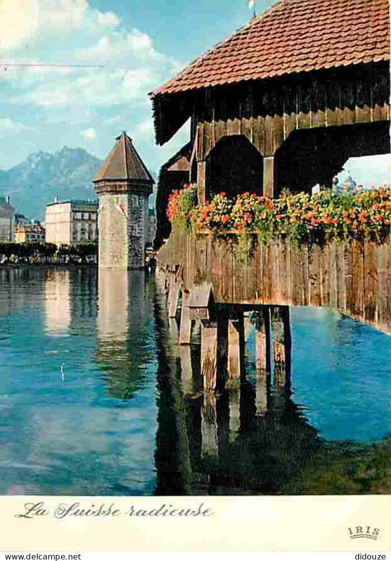 Suisse - La Suisse Radieuse - Lucerne - Le Kapell Brucke - CPM - Voir Scans Recto-Verso - Andere & Zonder Classificatie