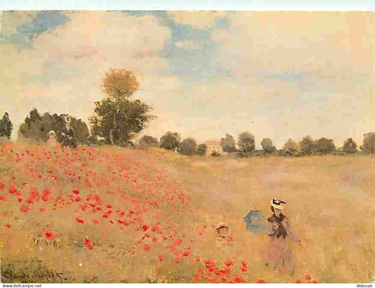 Art - Peinture - Claude Monet - Mohnblumen - CPM - Voir Scans Recto-Verso - Paintings