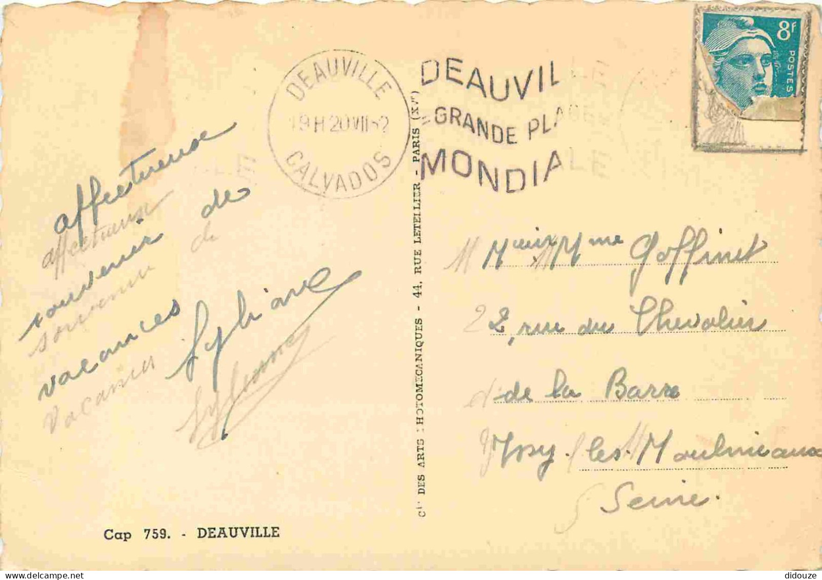 14 - Deauville - Multivues - Carte Dentelée - CPSM Grand Format - Voir Scans Recto-Verso - Deauville