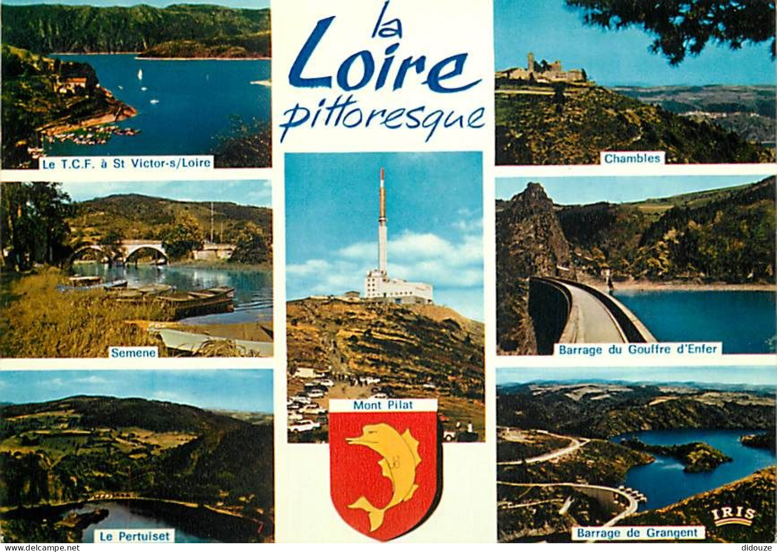 42 - Loire - Multivues - Blasons - Flamme Postale De Firminy - CPM - Voir Scans Recto-Verso - Other & Unclassified