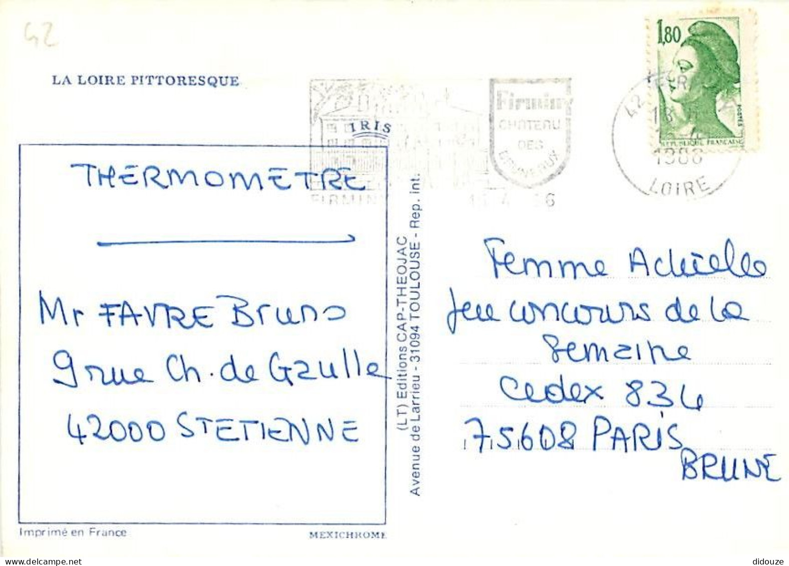 42 - Loire - Multivues - Blasons - Flamme Postale De Firminy - CPM - Voir Scans Recto-Verso - Other & Unclassified