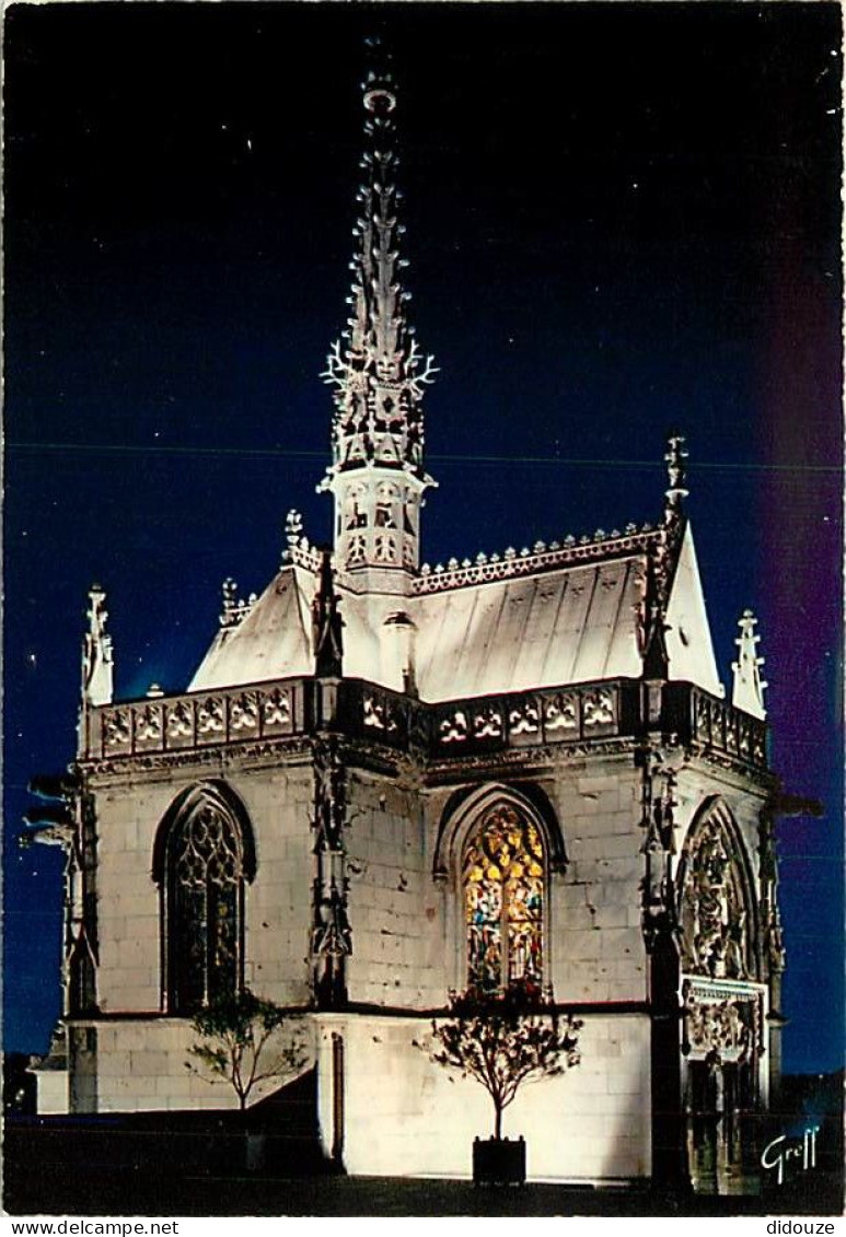 37 - Amboise - Le Château - La Chapelle Saint-Hubert - Vue De Nuit - Carte Neuve - CPM - Voir Scans Recto-Verso - Amboise