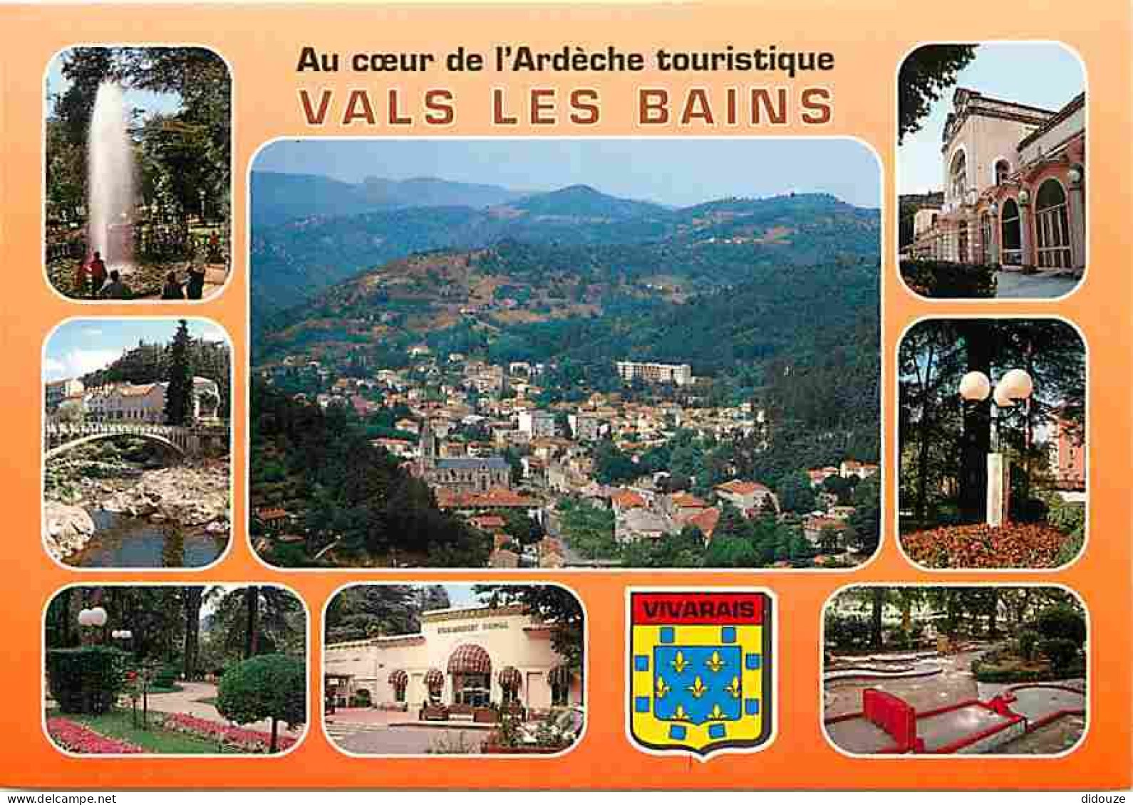 07 - Vals Les Bains - Multivues - Blasons - Carte Neuve - CPM - Voir Scans Recto-Verso - Vals Les Bains