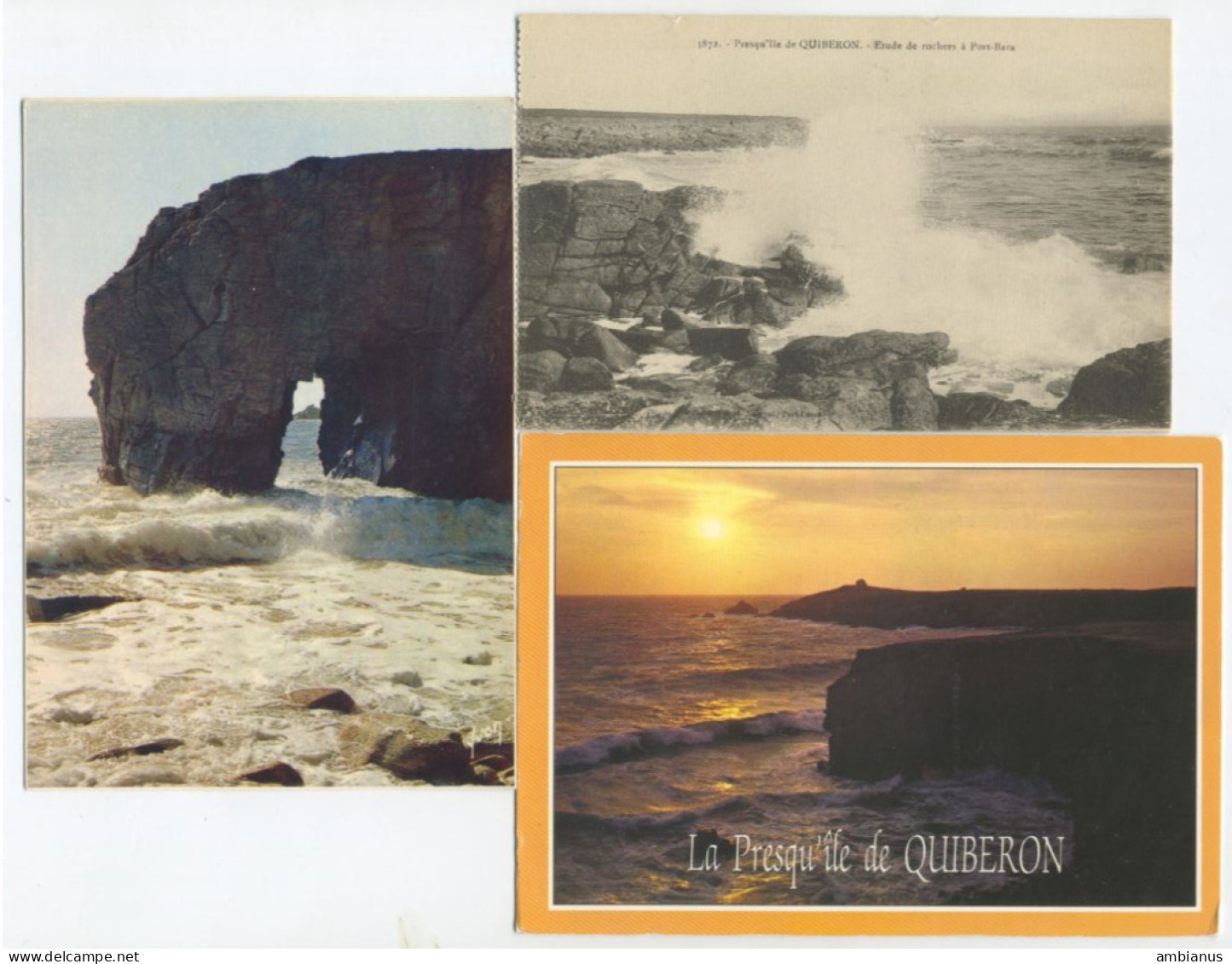 LOT 1 CPA + 2 CPM Quiberon - Quiberon