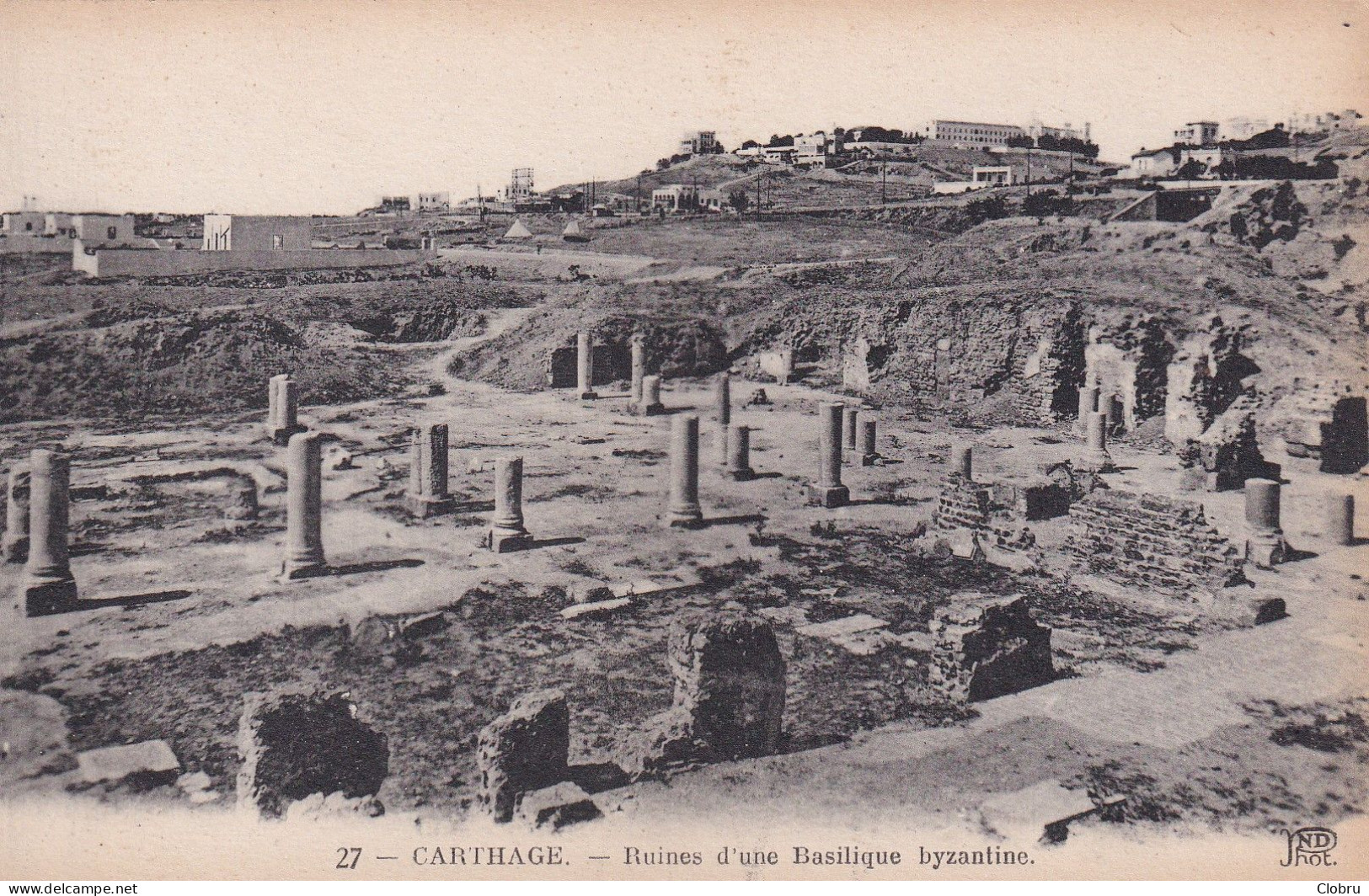 Tunisie, Carthage, Ruines D’une Basilique Bysantine - Tunisia