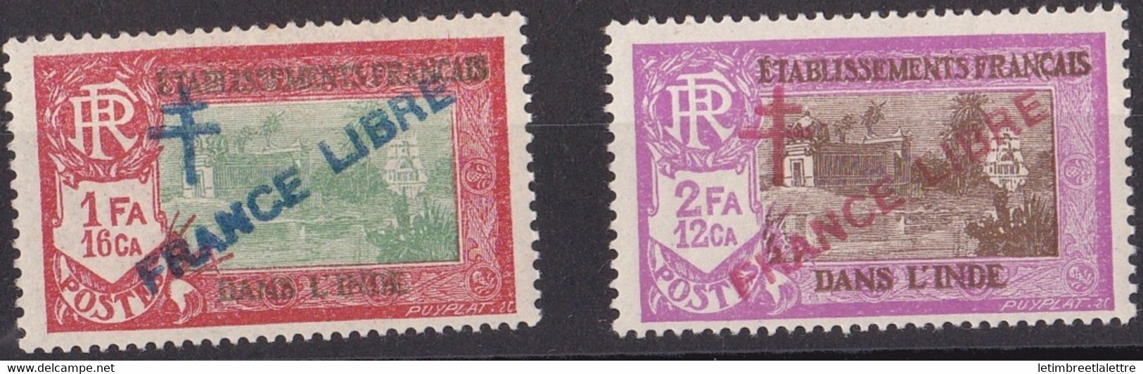 Inde - YT N° 164 Et 165 ** - Neuf Sans Charnière - 1941 / 1943 - Ongebruikt