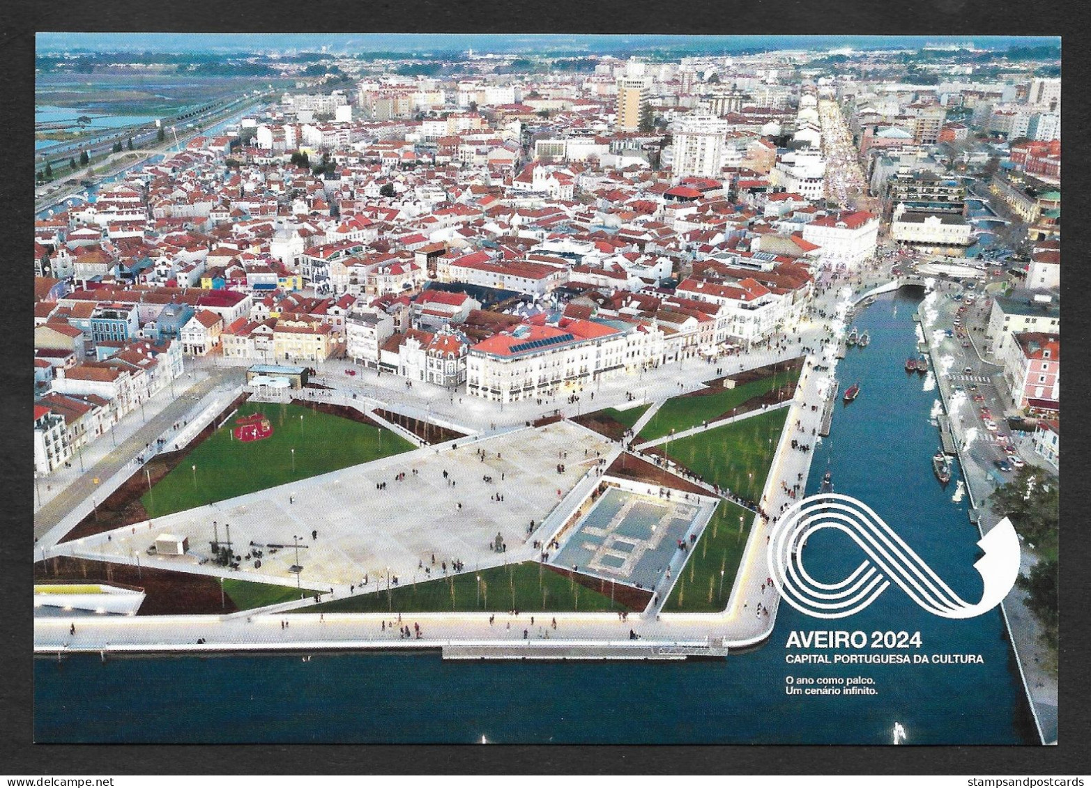 Portugal Entier Postal 2024 Aveiro Capitale Portugaise De La Culture Stationery Aveiro Cultural Capital - Enteros Postales